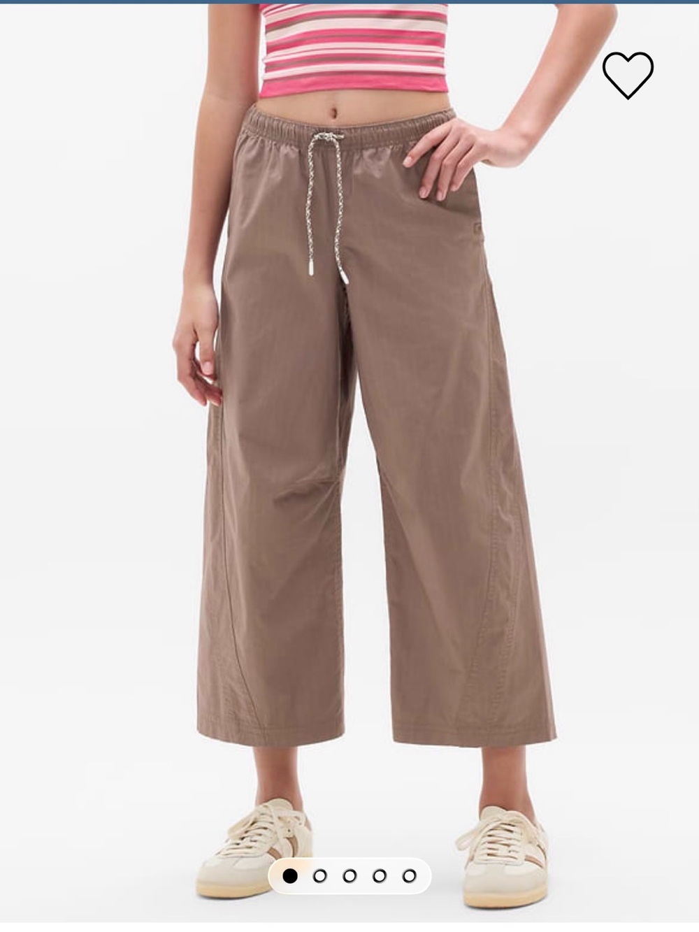 Athleta Girl Barrel Crop Pants - Brown